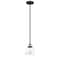 Designers Fountain Bryson 60 Watt 1 Light Vintage Bronze Mini-Pendant with Clear Glass Shade 92630-VB - alternate 1